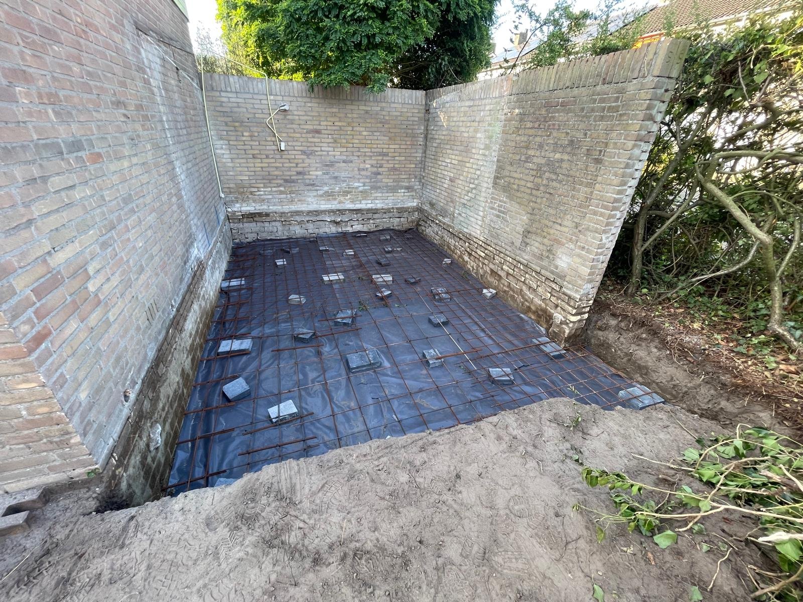 Fundering voorbereiden